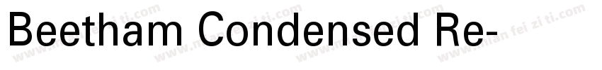 Beetham Condensed Re字体转换